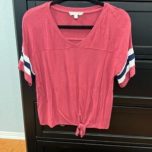 Pink Rose Soft Jersey Tee